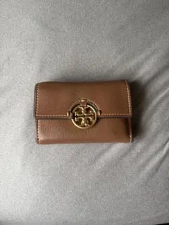 Tory Burch ブラウン 三つ折り財布