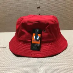 新品 ニューハッタン バケットハットのレッド 赤 L/XL