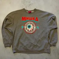 MISHKA スウェット トレーナー グレー XLサイズのサムネイル