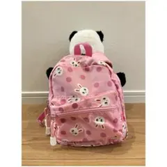 ミキハウス　うさぎ柄 ピンク リュックのサムネイル