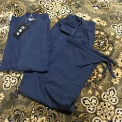 作務衣 新品　メンズ　Mサイズ 100%綿