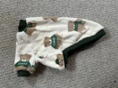 犬服 小型犬用 フリース クマ柄