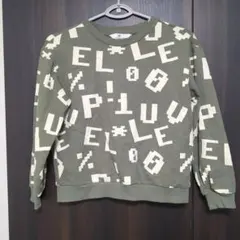 H&M キッズ トレーナー カーキ スウェット