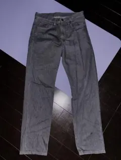 無印良品 デニムストレートパンツ グレーのサムネイル