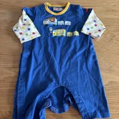 ミキハウス ロンパース 70サイズ 青