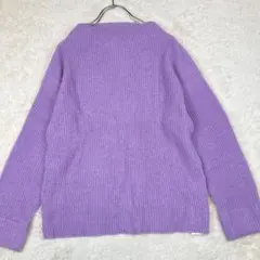 INED イネド ニット レディース 9号 M パープル 20-7