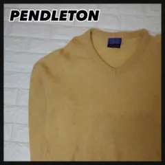 ✖️【超希少!!】PENDLETONペンドルトン ニット セーター 80s～ 黄のサムネイル