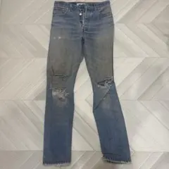 値下げ　RE/DONE Levis ダメージデニム 24 ロンハーマンのサムネイル