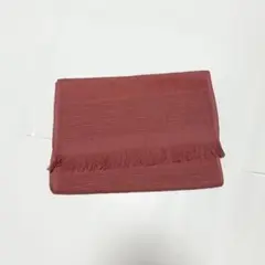 新品　コットンガーゼマフラー　コーラルレッドのサムネイル