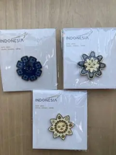 EXPO 2025 インドネシア ピンバッジ 3点セット