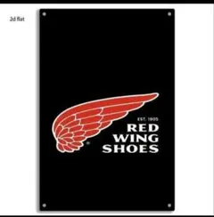 RED WING SHOES インテリア ブリキパネル 看板 アメリカン雑貨
