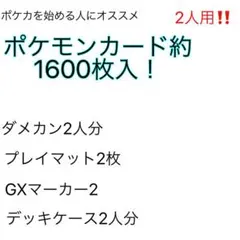 引退品 2人用ポケカセット これから始める方におすすめ！