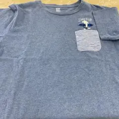 グラニフ デザイン Tシャツ サーフィン シロクマ ポケット FX2