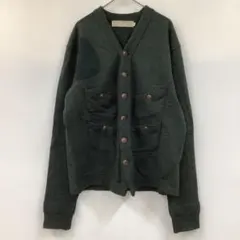 HAVERSACK ハバーサック グリーン カーディガン 厚手 Lのサムネイル