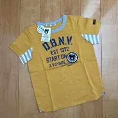 ★ダブルB★半袖Tシャツ★110★カラシ色★日本製★ミキハウス★