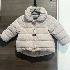 petit main リボン付きダウンコート 90cm