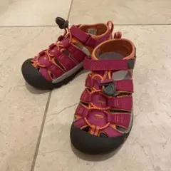 KEEN キッズ サンダル ピンク/オレンジ 19.5