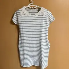 膝丈ワンピース　チュニック　earth