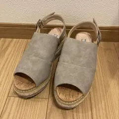 EVO★厚底サンダル★グレー★23㎝のサムネイル