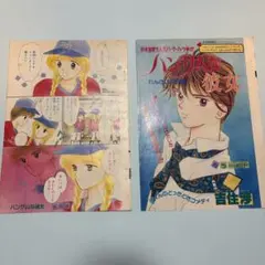 ハンサムな彼女 吉住渉 切り抜き　扉絵　りぼん