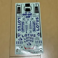 [G10066]タミヤ　1/10 RC LOTUS 99T Honda デカール タブデザイン 1/20 ロータス 99T ホンダ 1987 フルデカール タミヤ対応