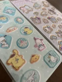 サンリオ　すりガラス風　キャンディシール