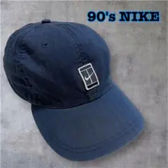 【希少/90s】NIKE DRY-FIT キャップ ヘリンボーン ネイビー 紺