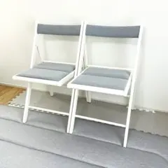 廃盤品 IKEA TERJE 折りたたみチェア 2脚セット イス イス - メルカリ