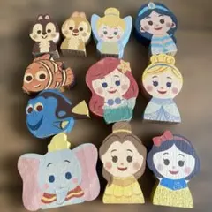 ディズニー KIDEA 木製フィギュアセット - メルカリ