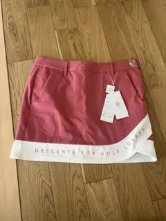 DESCENTE GOLF スカート DGWTJE04 ピンク Lのサムネイル