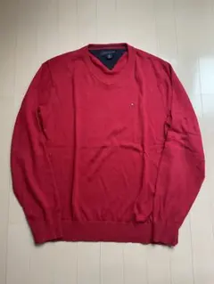 90s TOMMY HILFIGER Vネックニット　city boy