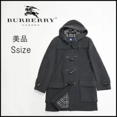 48636★冬 バーバリーロンドン スペシャリティダッフルコート ダークグレー”