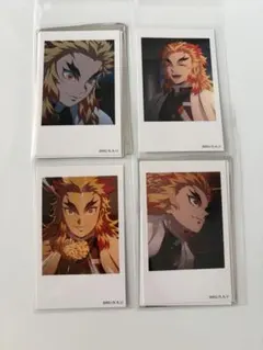 鬼滅の刃 チェキ風 ブロマイド 煉獄杏寿郎 レア 無限列車編 四周年記念