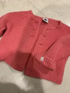 プチバトー カーディガン 6m