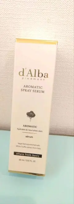 新製品！ダルバ　ホワイトトリュフ ファースト アロマティック スプレーセラム