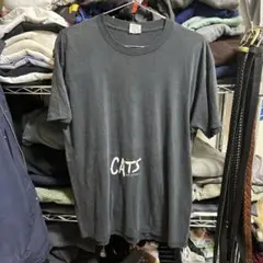 80s CATS tシャツ ブラック シングルステッチ ミュージカル