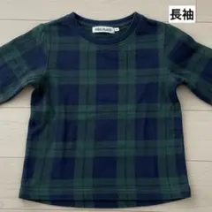 【130】GAP Kids ギャップ フリース パジャマ トップス チェック柄