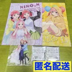 映画 五等分の花嫁 アクスタ クリアファイル 缶バッジ 中野三玖 二乃 一花