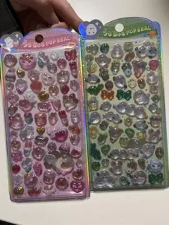 うるちゅる POP SEAL/シマエナガ×うさぎ/2点セット