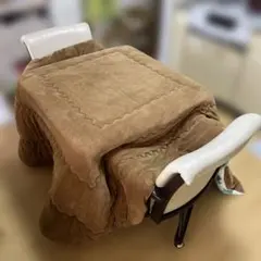 リバーシブル こたつ布団 葉柄デザイン　185x185