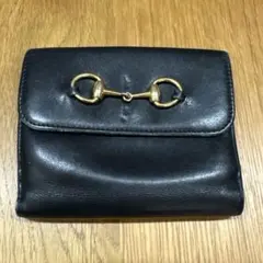 【GUCCI】二つ折り財布 ホースビット