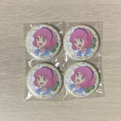 アイカツスターズ！ チーズソフトクッキー 缶バッジ 桜庭ローラ