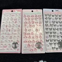 【正規品】サンリオミニ ボンボンドロップシール キティちゃん クロミ マイメロ