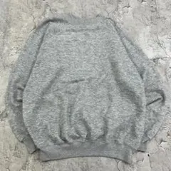USA製　Hanes　ヘインズ　ブランク　無地　スウェット　古着　杢グレー　XL