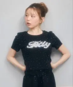 titty&co. ラインストーン半袖Teeのサムネイル