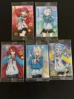 ホロライブ ウエハース カード 5種まとめ売り