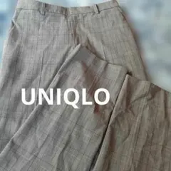 【UNIQLO】スマートアンクルパンツ　チェック柄