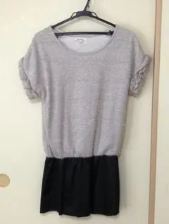 お値下げ！ロペピクニック　バイカラーラメワンピース