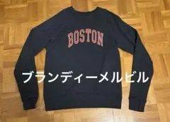 美品【Brandy Melville 】BOSTON 長袖リブトップス 黒