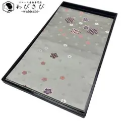 専用帯8906 ○高級 正絹 絽塩瀬 夏帯 全通 名古屋仕立て 名古屋帯